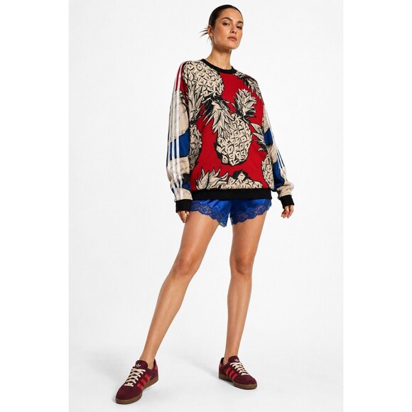 adidas Tops - Adidas Originals x Farm Rio Passaredo Pineapple Sweatshirt XS Oversized